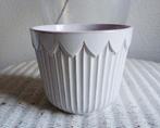 vintage Erica bloempot met geschulpte rand, Ophalen of Verzenden