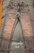 Unlocked spijkerbroek, Kinderen en Baby's, Kinderkleding | Maat 104, Broek, Verzenden, Zo goed als nieuw, Unlocked