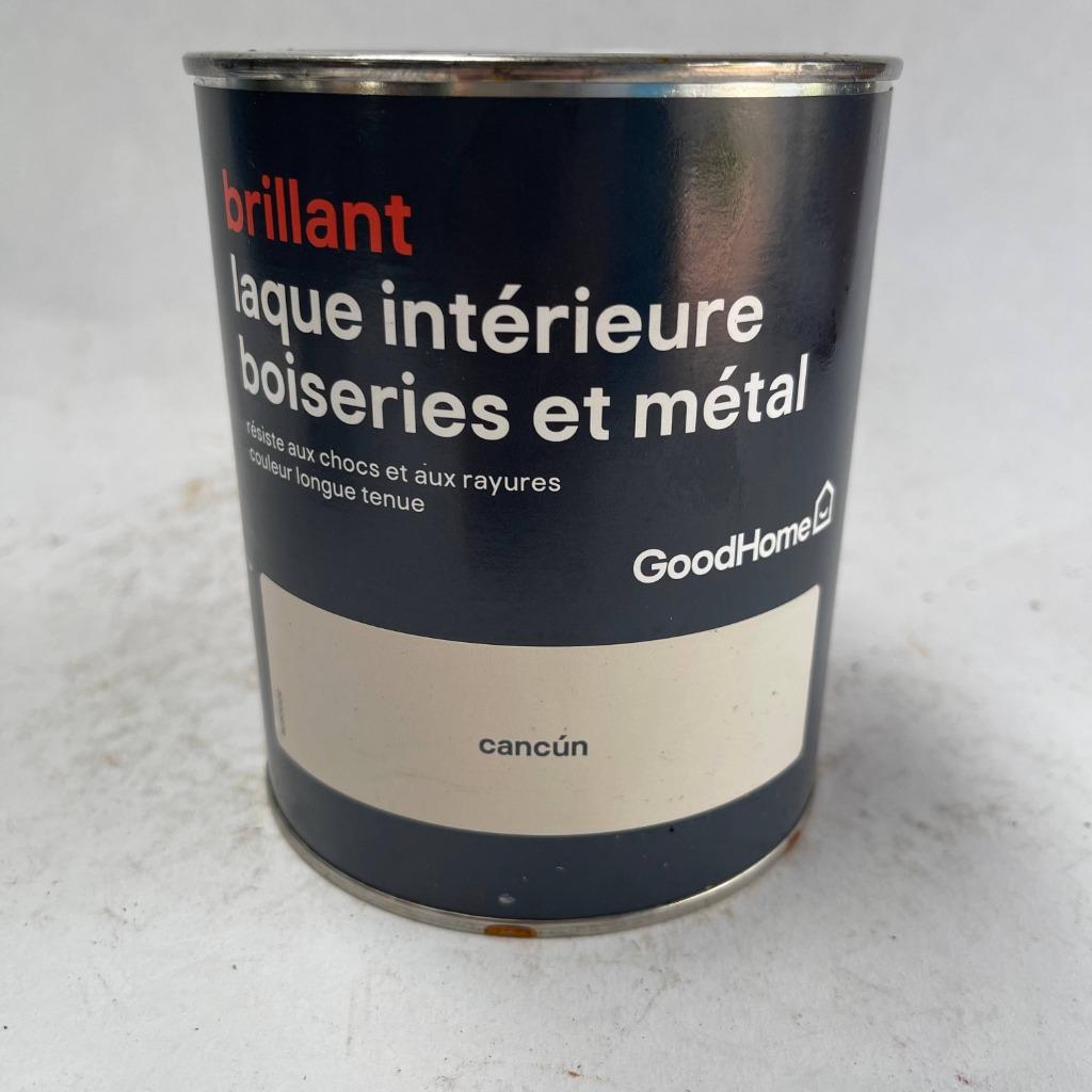 GoodHome Verf Lak Metaal & Hout Cancún Beige Bruin 750ml