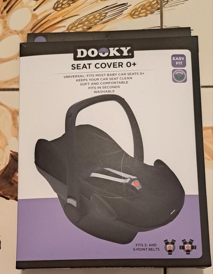 Autostoel beschermhoes - Dooky Seat Cover 0+, Kinderen en Baby's, Autostoeltjes, Nieuw, Overige merken, 0 t/m 13 kg, Autogordel