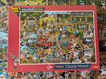 That’s Life Gallery edition, Claude Monet 1000 stukjes beschikbaar voor biedingen