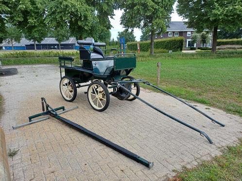Enkel + dubbelspan Menwagen van Jannes van de Wal, Dieren en Toebehoren, Paarden en Pony's | Overige Paardenspullen, Zo goed als nieuw