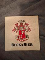 Beck's Bier tegel., Ophalen of Verzenden, Zo goed als nieuw, Reclamebord, Plaat of Schild, Overige merken
