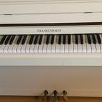 GRATIS af te halen: Witte Frankenbach piano, Muziek en Instrumenten, Piano's, Ophalen, Gebruikt, Wit, Piano