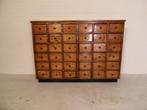 vintage archiefkast  ladekast apothekerskast, Ophalen of Verzenden, Gebruikt, 25 tot 50 cm