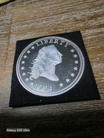 1794 Liberty Dollar Herslag, Ophalen of Verzenden, Noord-Amerika, Losse munt, Zilver