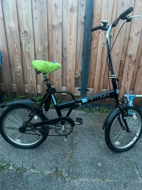 Kaptein vouwfiets – licht, compact en direct klaar voor gebr, Fietsen en Brommers, Fietsen | Vouwfietsen, Zo goed als nieuw, Overige merken