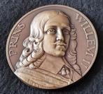 Bronzen penning Prins Willem II 1626-1650, Postzegels en Munten, Penningen en Medailles, Ophalen of Verzenden, Brons, Nederland
