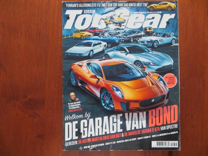 Top Gear 126 007 auto’s, Aston Martin DB10, Jaguar C-X75, Boeken, Auto's | Folders en Tijdschriften, Zo goed als nieuw, BMW, Ophalen of Verzenden
