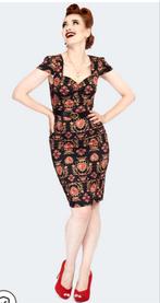 Voodoo Vixen,Queen of hearts retro jurk, M, Kleding | Dames, Maat 38/40 (M), Overige kleuren, Ophalen of Verzenden, Zo goed als nieuw