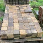 Gele Koppelstenen 15x15cm - 258 stuks 6 m2, Tuin en Terras, Tegels en Klinkers, Ophalen, Gebruikt, Klinkers, Minder dan 5 m²