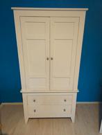 Witte kledingkast kinderkamer met lades, Kinderen en Baby's, Kinderkamer | Commodes en Kasten, Ophalen, Gebruikt, Kast, 50 tot 70 cm