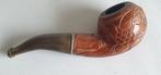 Antieke houten pijp Cap d'Antibes mooi snijwerk 12,5cm, Ophalen of Verzenden, Gebruikt, (Water)pijp