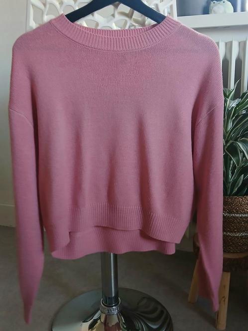 Gebreid truitje H&M Divided maat S, Kleding | Dames, Truien en Vesten, Zo goed als nieuw, Roze, Ophalen of Verzenden