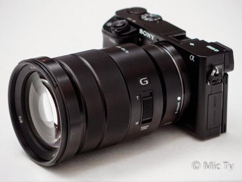 Sony A6100 camera en 18-105mm lens + accessoires, Audio, Tv en Foto, Fotografie | Professionele apparatuur, Zo goed als nieuw