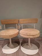 Space Age Swivel Chairs - Set van 2, Huis en Inrichting, Space Age, Gebruikt, Twee, Wit