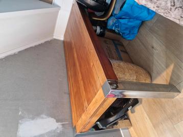 Eettafel teak, design italy  beschikbaar voor biedingen