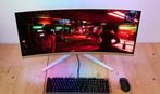 Philips Envia curved Oled Gamemonitor 34 inch 34M2C8600, Computers en Software, Monitoren, Gaming, Philips, DisplayPort, 151 t/m 200 Hz