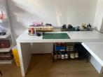 Wit Malm IKEA bureau, Huis en Inrichting, Ophalen of Verzenden, Zo goed als nieuw
