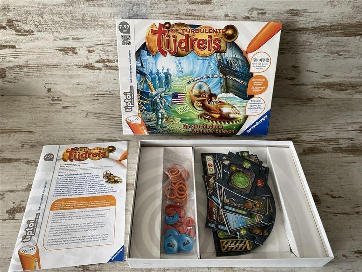 Tiptoi de turbulente tijdreis [s756], Hobby en Vrije tijd, Gezelschapsspellen | Bordspellen, Zo goed als nieuw, Ophalen of Verzenden