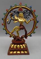 Goldface Rad van Shiva Nataraja uniek zeldzaam koper beeld, Ophalen of Verzenden, Gebruikt, Beeld(je), Hindoeïsme