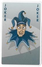 1 leuke joker, Verzenden, Zo goed als nieuw, Speelkaart(en)