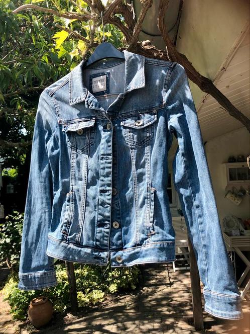 Esprit Spijkerjack / Jeans Jas / Jack / S, Kleding | Dames, Jassen | Zomer, Zo goed als nieuw, Maat 36 (S), Blauw, Ophalen of Verzenden