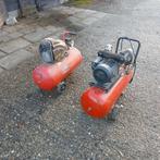 2 x Compressor - 90 Liter Tank, Doe-het-zelf en Verbouw, Compressors, 25 tot 100 liter, Ophalen of Verzenden, Gebruikt, Minder dan 200 liter/min