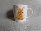 Mok 9x8 cm. Konijn Animal Friends, Ophalen of Verzenden, Zo goed als nieuw, Overige stijlen, Kop(pen) en/of Schotel(s)