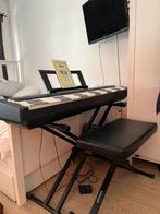 Yamaha P-145 B stage piano inclusief statief en kruk, Ophalen of Verzenden, Gebruikt, 88 toetsen, Yamaha