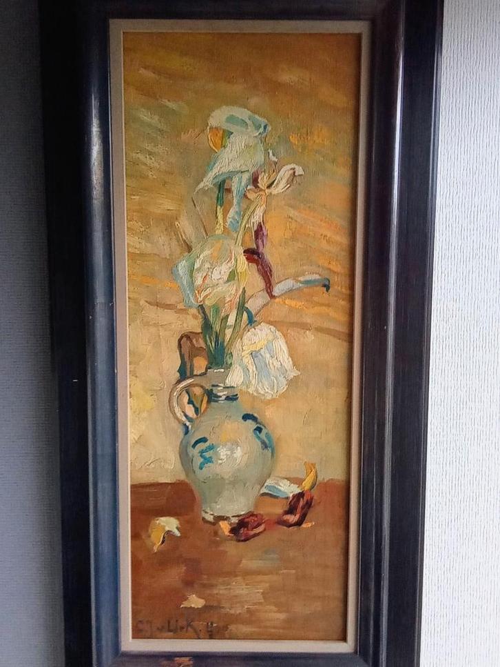 Kees van Urk - Stilleven, Antiek en Kunst, Kunst | Schilderijen | Klassiek, Ophalen of Verzenden