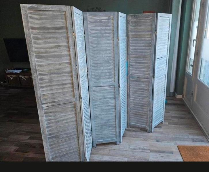 Z.G.A.N kamerscherm € 130,- vintage stijl, Huis en Inrichting, Woonaccessoires | Kamerschermen, Zo goed als nieuw, Ophalen