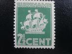 SURINAME 1936 NIEUWE PLAATFOUT NVPHNR 161 LEES, Postzegels en Munten, Postzegels | Suriname, Verzenden, Postfris
