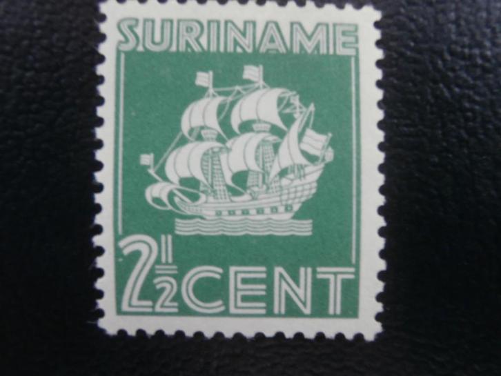 SURINAME 1936 NIEUWE PLAATFOUT NVPHNR 161 LEES, Postzegels en Munten, Postzegels | Suriname, Postfris, Verzenden