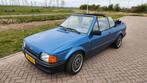 Ford Escort 1.6 Ghia Cabrio 1986 Blauw, Auto's, Voorwielaandrijving, Escort, 450 kg, 4 cilinders