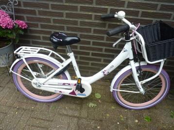 meisjesfiets 20 inch alpina clubb met rek en mand beschikbaar voor biedingen