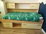 Bed en bureau, Ophalen, Gebruikt, 90 cm, Eenpersoons