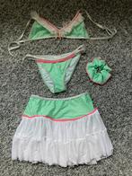Paté de sable bikini met bijpassend rokje 12 jaar, Bikiniset, Meisje, Ophalen of Verzenden, Zo goed als nieuw