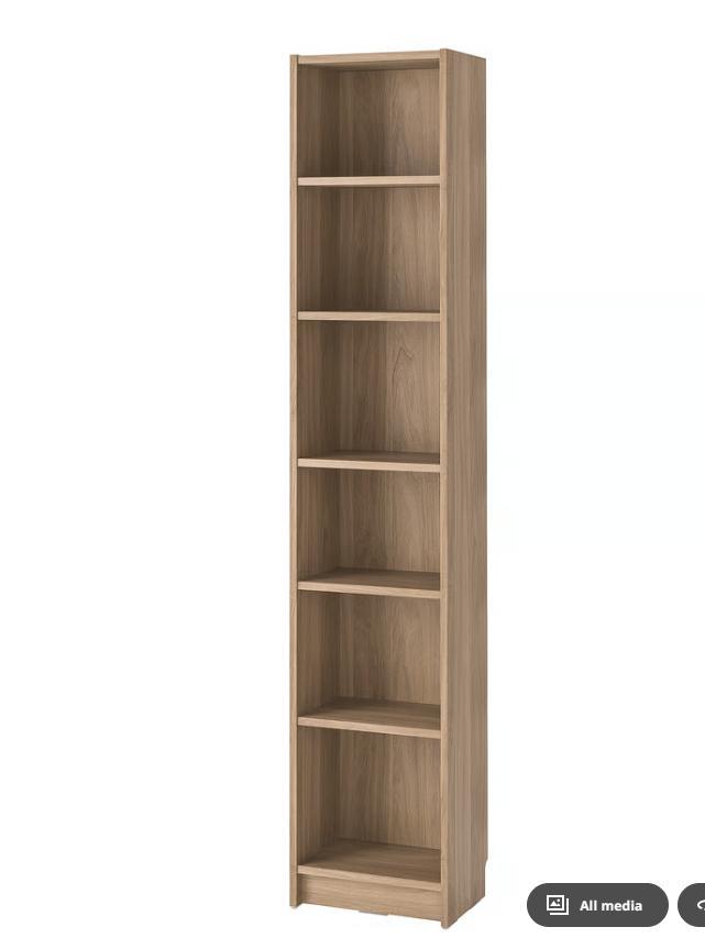 IKEA BILLY Bookcase, oak effect, 40x28x202 cm, Huis en Inrichting, Kasten | Boekenkasten, Nieuw, Minder dan 50 cm, 200 cm of meer