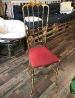 OPRUIMING / SPOED - Vintage messing chiavari stoel, Ophalen