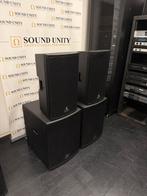 Devine ONYX 12A / ONYX 15SA actieve geluidsset, Zo goed als nieuw, 120 watt of meer, Front, Rear of Stereo speakers, Ophalen