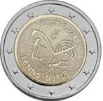 De Speciale 2 Euro ESTLAND 2021 "Fins-Oegrische Volkeren"., Postzegels en Munten, Munten | Europa | Euromunten, Verzenden, Estland