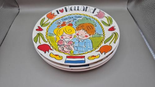 3x Blond Amsterdam " I love Holland "  borden (26cm), Huis en Inrichting, Keuken | Servies, Zo goed als nieuw, Bord(en), Blond Amsterdam