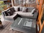 Complete loungeset incl. tafel met glas, Tuin en Terras, Tuinsets en Loungesets, Kunststof, Gebruikt, 6 zitplaatsen, Ophalen of Verzenden