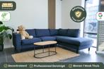 Kleine Hoekbank blauw Pronto [Refurbished], Huis en Inrichting, Banken | Bankstellen, Pronto, -, -, Hoekbank