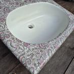Supergave wastafel 63x48cm, ontwerp Richard Ginori, paisley