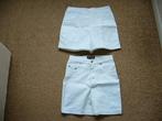 3 x Witte short maat 36 z.g.a.n., Kleding | Dames, Broeken en Pantalons, Kort, Wit, Ophalen of Verzenden, Zo goed als nieuw