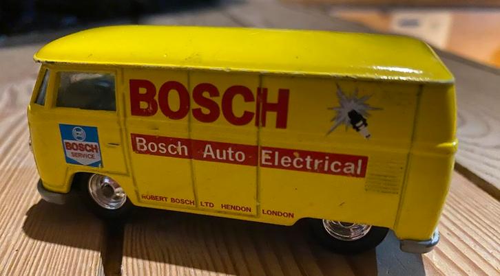 Vintage Bosch VW Bus Modelauto, Hobby en Vrije tijd, Modelauto's | 1:24, Gebruikt, Auto, Overige merken, Verzenden