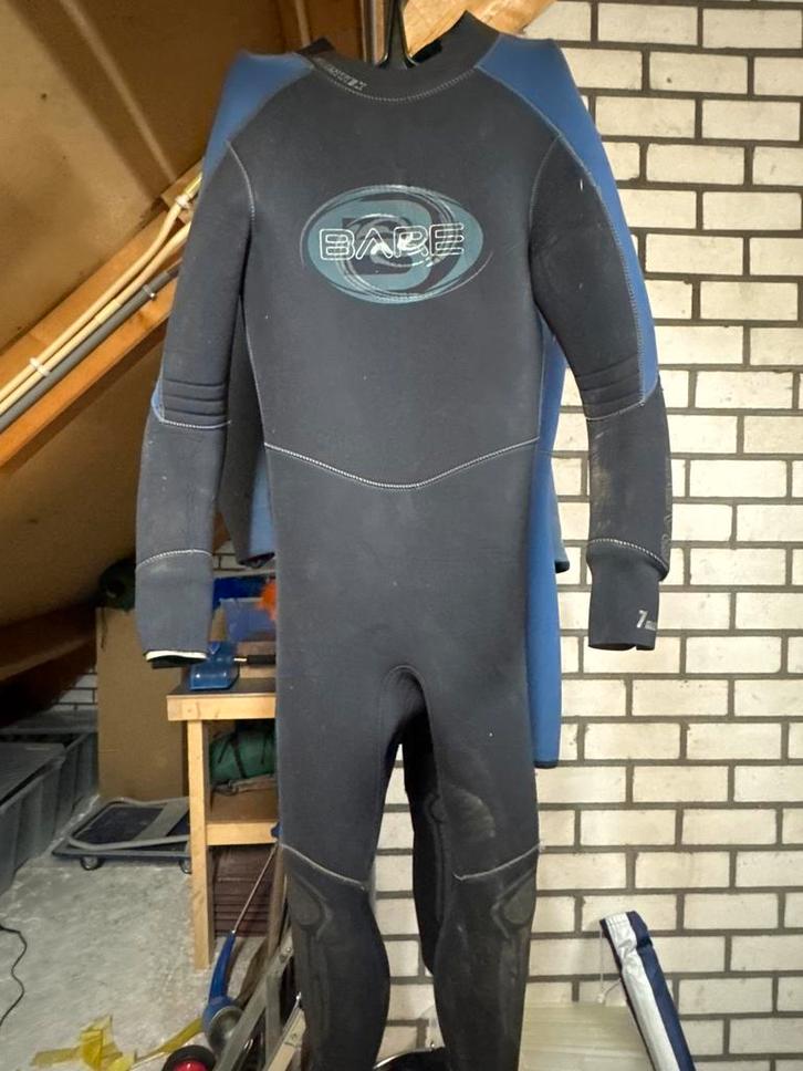 Bare Neopreen Duikpak 2x 7mm - Maat L, Watersport en Boten, Duiken, Gebruikt, Duikpak, Ophalen of Verzenden