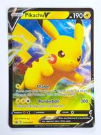 Pokémon - PROMO - Pikachu - SWSH061 - V, Hobby en Vrije tijd, Foil, Losse kaart, Zo goed als nieuw, Verzenden